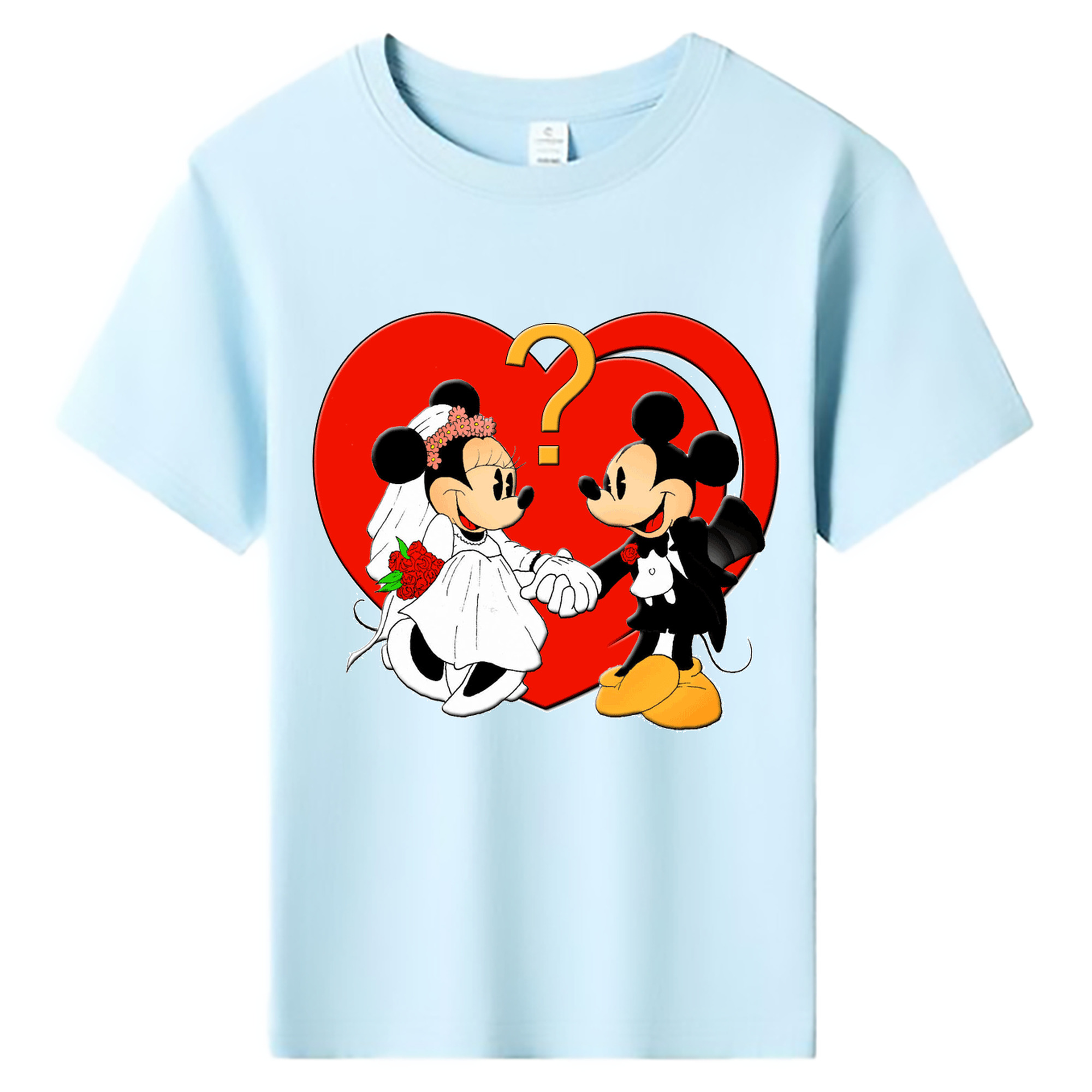 ミッキーマウス Mickey Mouse 綿100％キッズTシャツ（フロントプリント）